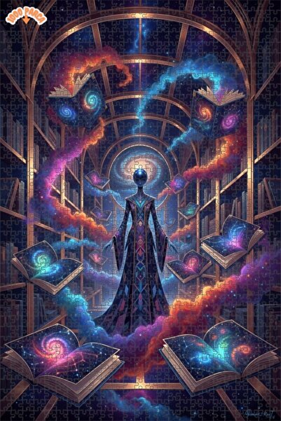 Esranın Dünyası لغز خشبي لعالم المعرفة الكونية مزدوج الطبقات إطارًا، 1000 قطع...