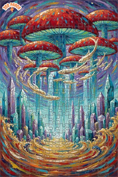 Esranın Dünyası ألغاز فنية ذات مظهر فني تشبه الشلالات الفطرية السحرية والأسما...