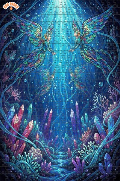 Esranın Dünyası لغز خشبي كريستالاين فيري تيلز مزدوج الطبقات إطارًا 500 قطعة 5...