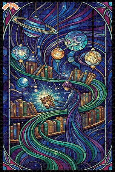 Esranın Dünyası لغز خشبي فني للنساء من كوزميك بيلجين، لغز خشبي مكون من مزدوج ...