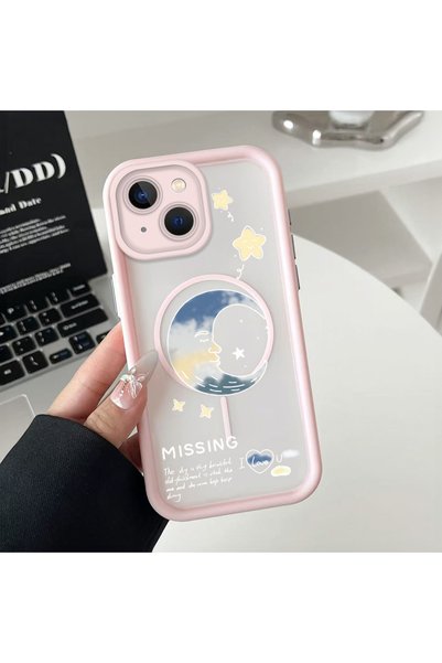 ucuc iPhone 15 Uyumlu Manyetik Halkalı Yarı Sayda Mat Kamera Koruma Anti-Darb...