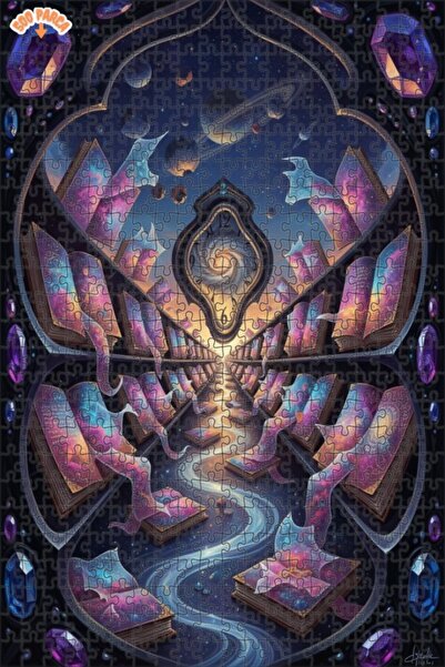 Esranın Dünyası لغز خشبي لعالم المعرفة الفلكية المكون من مزدوج الطبقات إطارًا...