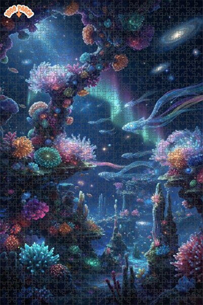 Esranın Dünyası لغز خشبي مُطرز بإطار من مزدوج الطبقات قطعة من سلسلة أرض المرج...