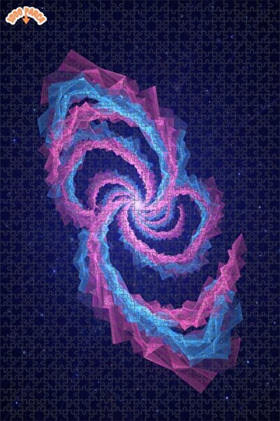 Esranın Dünyası لغز خشبي حلزوني الشكل من يونيفرسال آرت مزدوج الطبقات قطعة مقا...