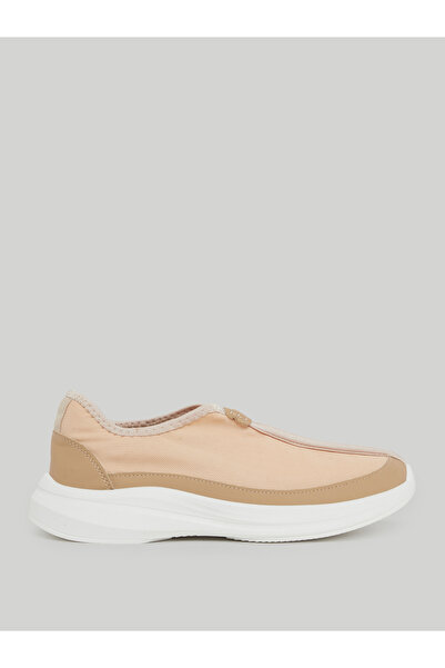 Styli Beige Slip-On Sneakers