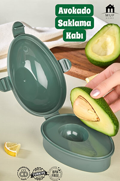 MUF HOME Avocado Storage Container - 3-Sided Locking, Bpa-Free, Half Avocado ...