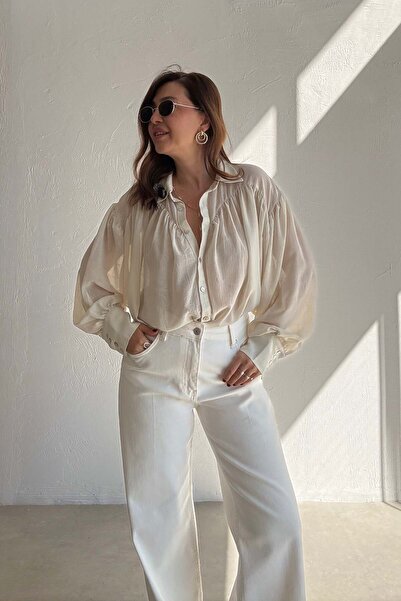 ELVAN TOLON Bohemian Draped Shirt
