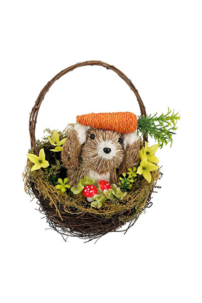 Party Magic Bunny in the Basket 15x12x12cm