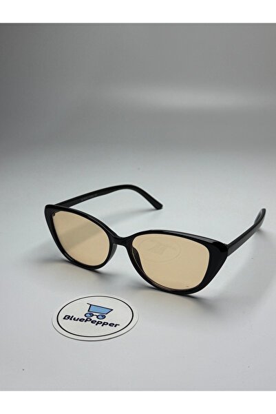 BluePepper Crow |   Sunglasses Black Frame Nude Glass Color Cateye Model 52 E...