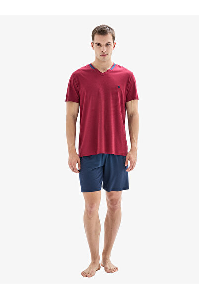 Blackspade Σετ Ανδρικών Πιτζάμες 40879 - Βουργουνδία