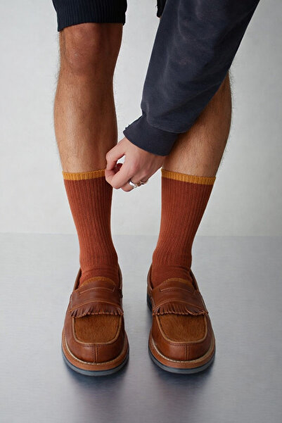 Katia&Bony Ανδρικές κάλτσες Basic καφέ χρώματος