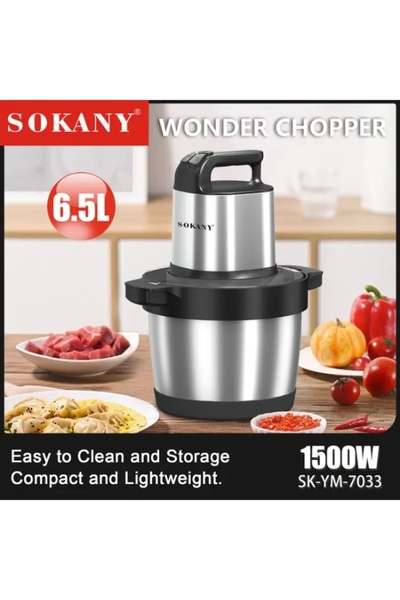 SOKANY Product SK-7033 Grinder 1500W High Power 6.5L Large Capacity Multifunc...