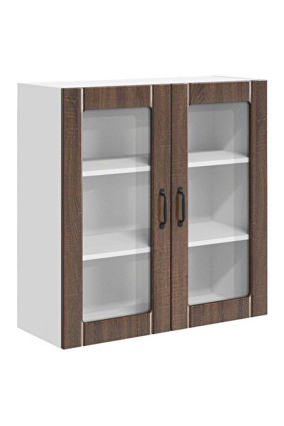 vidaxl Dulap de bucătărie Stejar închis 80 x 31 x 80 cm Lemn compozit