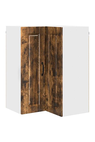 vidaxl Dulap de bucătărie Stejar fumuriu 57 x 57 x 80 cm Lemn compozit
