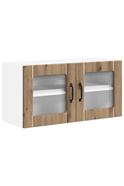 vidaxl Dulap de bucătărie Stejar Artizanal 80 x 31 x 40 cm