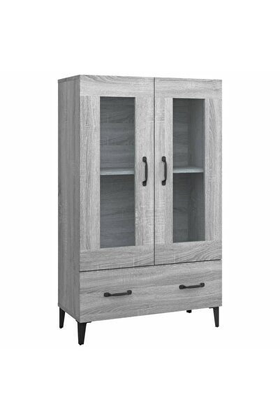 vidaxl Dulap înalt, gri sonoma, 70x31x115 cm, lemn compozit