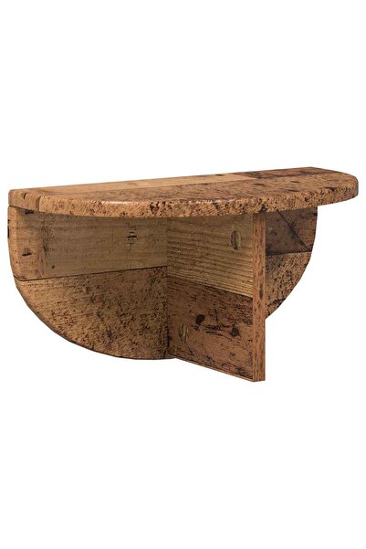 vidaxl Wall shelf Old wood 38 x 19 x 19 cm Composite wood
