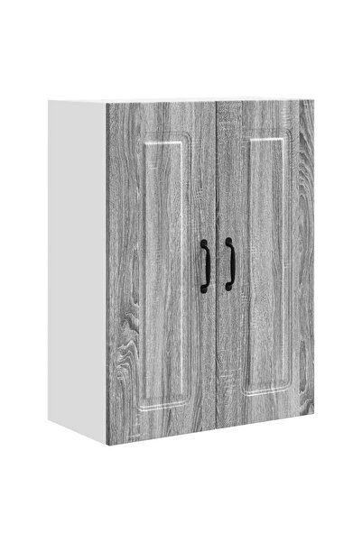 vidaxl Dulap de bucătărie Kalmar Gri Sonoma 60 x 31 x 80 cm