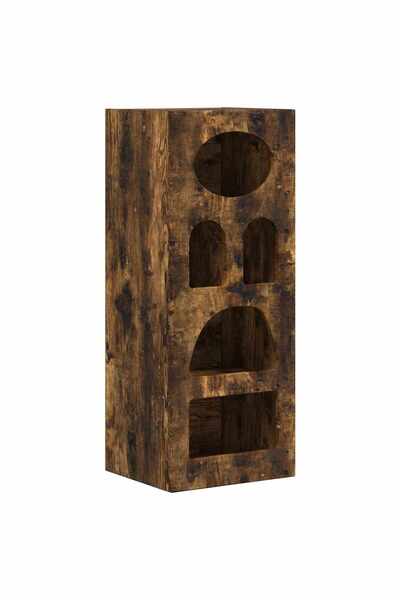 vidaxl Bufet Stejar fumuriu 40 x 35 x 100,5 cm Lemn compozit