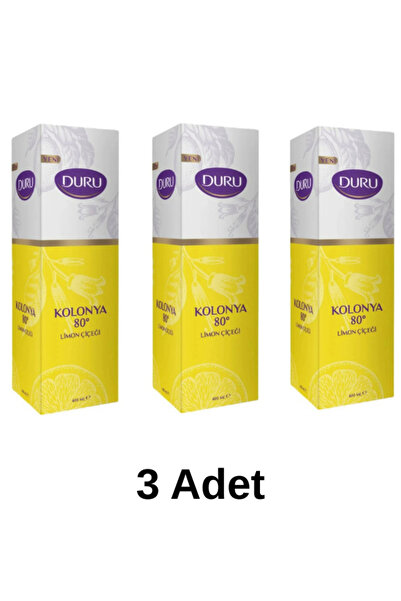 Duru Limon Kolonya 400 ml 3 Adet