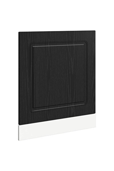 vidaxl Dulap de bucătărie Kalmar Stejar Negru 60 x 1,5 x 67 cm