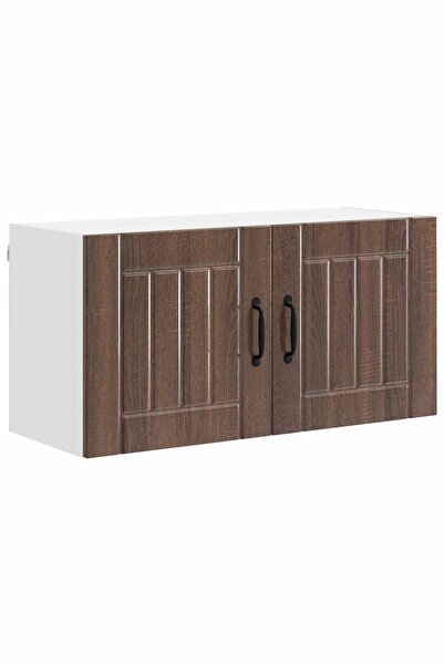 vidaxl Dulap de bucătărie Stejar închis 80 x 31 x 40 cm Lemn compozit