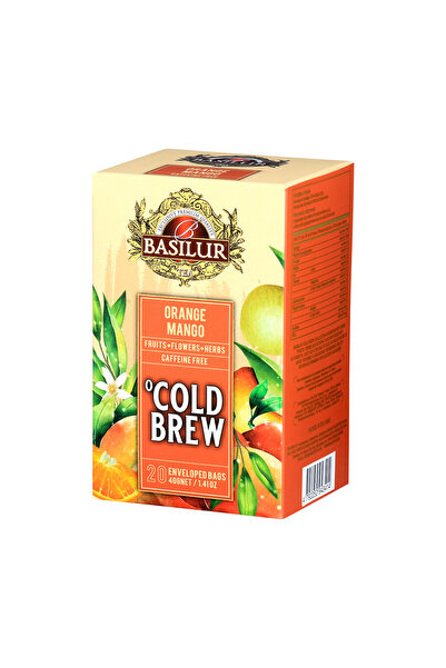 Basilur Ceai Orange & Mango, Cold Brew, 20 Pliculețe