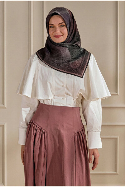 SilkTouch Pink Seal Pattern Organic Scarf