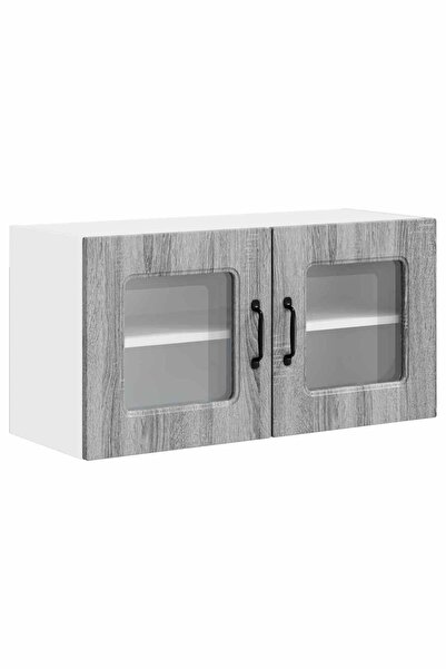 vidaxl Dulap de bucătărie Kalmar Gri Sonoma 80 x 31 x 40 cm