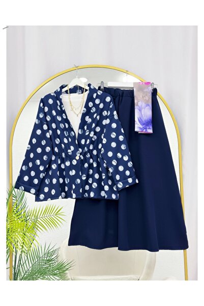 YEDİLALE BENEK cu model SET BLUZĂ ȘI FUSTĂ [ croială largă, fără șal și lenje...