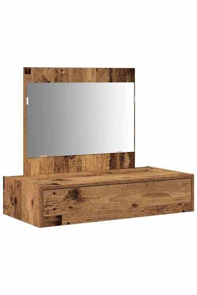 vidaxl Masă de Machiaj cu sertar Maro 83 x 40 x 70 cm Lemn compozit