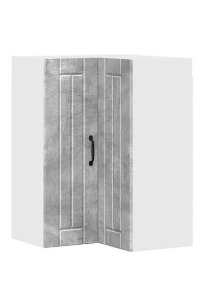 vidaxl Dulap de bucătărie Gri din beton 57 x 57 x 80 cm Lemn compozit