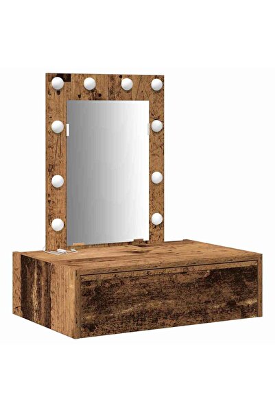 vidaxl Masă de Machiaj cu sertar Maro 60 x 40 x 70 cm Lemn compozit