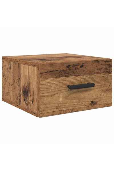vidaxl Dulap de noapte Lemn vechi 35 x 35 x 20 cm Lemn compozit