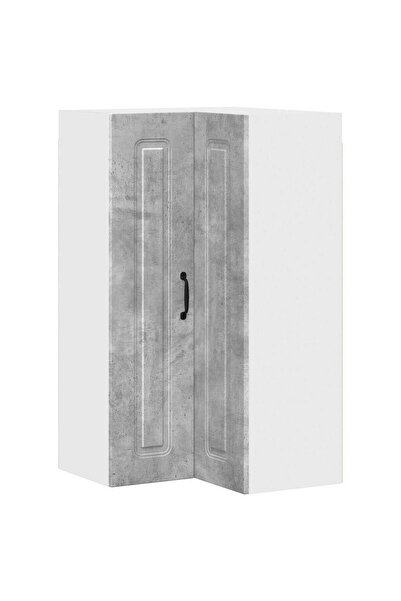 vidaxl Dulap de bucătărie Kalmar Gri din beton 57 x 57 x 100 cm