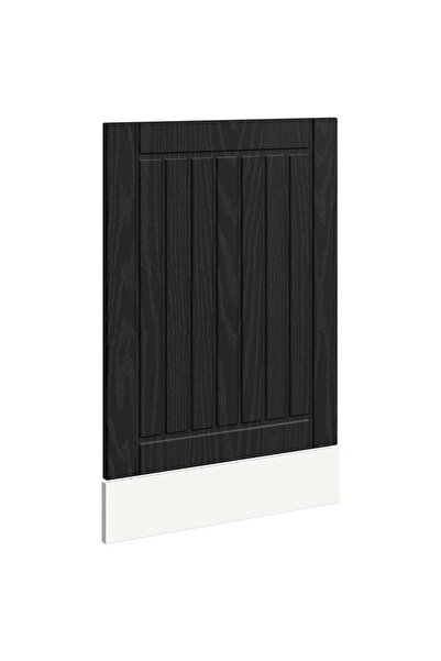 vidaxl Dulap de bucătărie Stejar Negru 45 x 1,5 x 67 cm Lemn compozit
