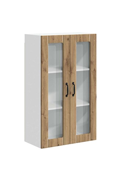 vidaxl Dulap suspendat de bucătărie Stejar Artizanal 60 x 31 x 100 cm