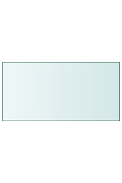 vidaxl Blat de masă, transparent, 50x100 cm, sticlă securizată