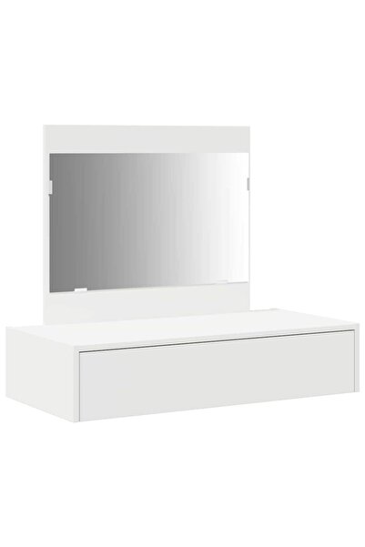 vidaxl Masă de Machiaj cu sertar Alb 83 x 40 x 70 cm Lemn compozit