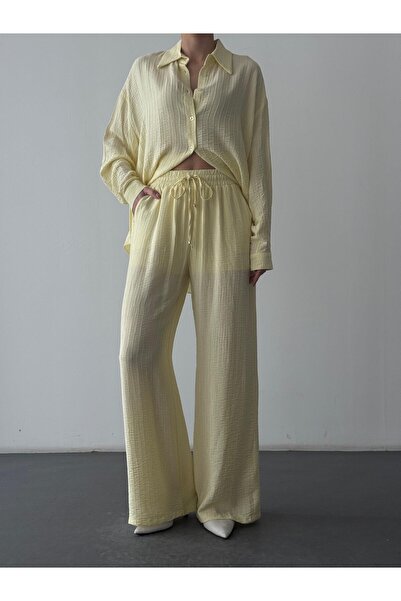 Quzu Kadın Çizgili Gömlek