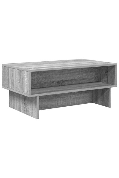 vidaxl Masă de cafea Gri Sonoma 80 x 46 x 35 cm Lemn compozit