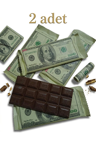 KILIÇ 2'li Dolar Serisi Sütlü Baton Çikolata Seti - 85 Gr x 2