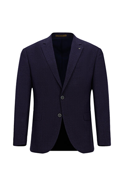 Abdullah Kiğılı 6 Drop Regular Fit Standard Cut Mono Collar Full Lining Pocke...