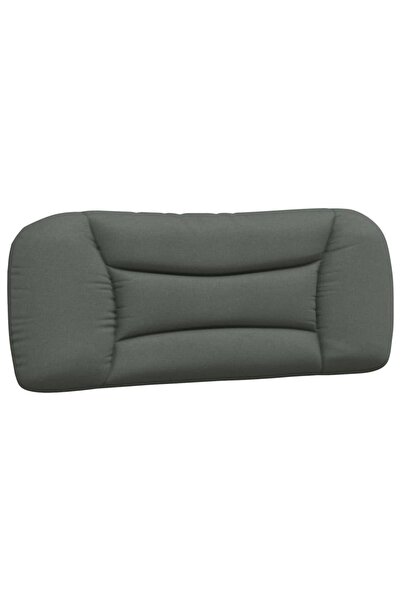 vidaxl Pernă pentru tăblie de pat, Hvar, gri închis, 100 cm, material textil