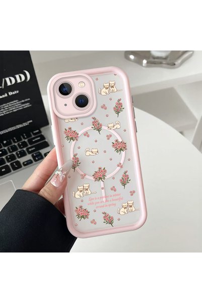 ucuc iPhone 15 Uyumlu Manyetik Halkalı Yarı Sayda Mat Kamera Koruma Anti-Darb...