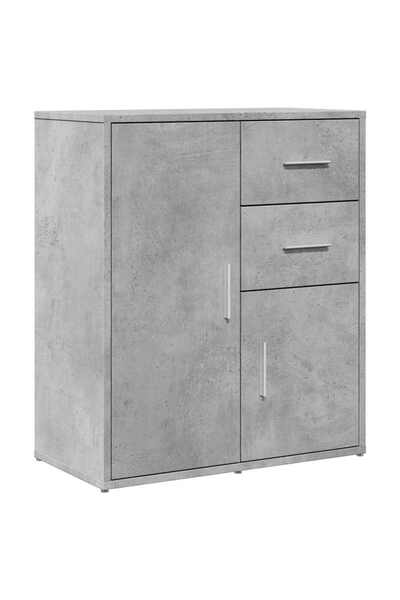 vidaxl Dulap, gri beton, 60x31x70 cm, lemn prelucrat