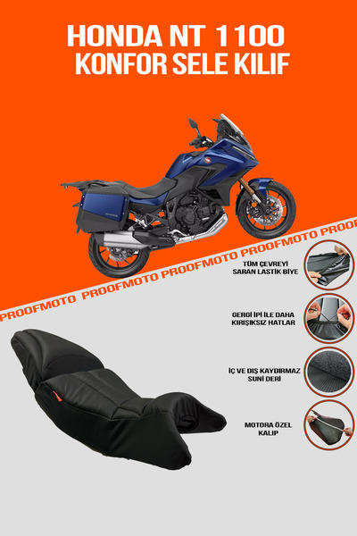 PROOFMOTO غطاء مقعد هوندا NT1100، NT 1100 كونفور