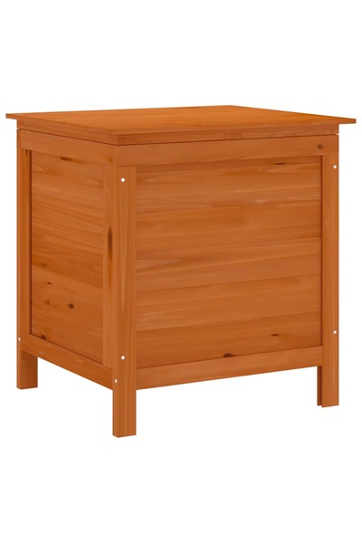 vidaxl Ladă depozitare grădină maro 50x49x56,5 cm lemn masiv brad