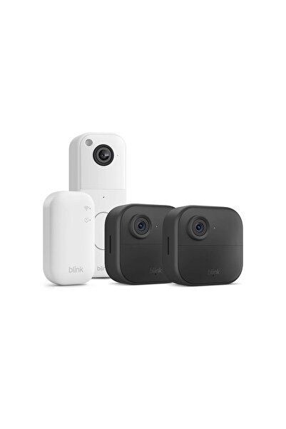 Blink Set 2 camere de supraveghere Outdoor 4 + sonerie video, Wireless, Full ...