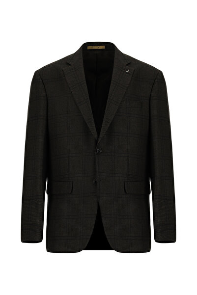 Abdullah Kiğılı 4 Drop Relaxed Fit Comfortable Cut Plaid Wool Pack Silk Mixed...